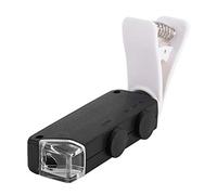 60X-100X Obiettivo a clip per microscopio con zoom ottico, microscopio a lente di ingrandimento a clip a LED per smart phone, 60x LED a clip per cellulare su microscopio, lente d'ingrandimento per gio