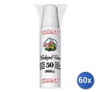 60x Bundle Aristea 50 Bicchiere 200 Cc Bianco