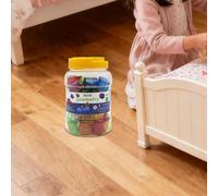 60x Forme 3D con modelli di barattoli di stoccaggio Blocchi forme per giochi