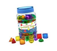 60x Solidi geometrici Blocchi di forma Ordinamento Montessori Giocattolo Blocchi