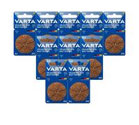60x VARTA 312 PR41 Zinc Air Hearing Aid Batterie 1.45V senza Mercurio