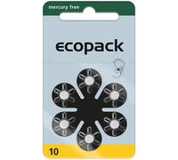60x Varta Ecopack Gr. 10 batterie per apparecchi acustici 10x blister da 6 gi...