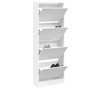 60x34x63,5 cm di scarpe bianche ingegnerizzato in legno in legno elegante calzature per le calzature mobili del corridoio per mobile per scarpe salvavita per la casa