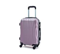 60x40x20 ruota smontabile 55x40x20 cm Ryanair Valigia Bagaglio a mano 4 Ruote Rimovibili Capienza Massima Trolley in ABS 2037MAX (60x40x20 ruota smontato 55x40x20 cm, Rose Gold)