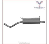 61.63.27 Silenziatore posteriore Imasaf per RENAULT MEGANE