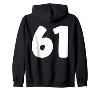 61 Meme Funny Six One 61 Meme Gen Alpha Slang 6 1 Hands Felpa con Cappuccio