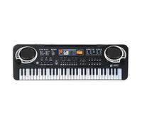 61 Tasti Black Digital Music Electronic Tastboard Piano Piano Strumento Musical Strument Piano Con Mini Microfono Tastiera Pianoforte