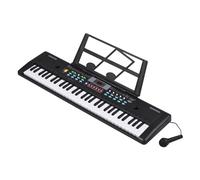 61 Tasti Piano Elettrico Organo Elettronico Microfono Musica Digitale Tastiera Elettronica Pianoforte Doppi Altoparlanti Stereo Integrati