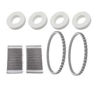6101611 R4 - Set di 4 anelli per ruote in schiuma, con cinghie 9985006 R2, confezione da 2 e 61