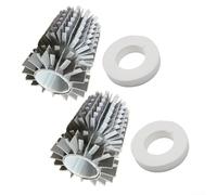 61020601 - Spazzola per piscina semi con anello 6101611-R4 compatibile con Dolphin M400 e Astralpool M400 M500 Pro X1 Prox 2 (4 pezzi)