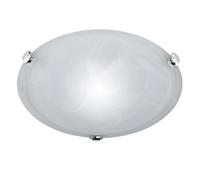 6105011-01 TRIO LIGHTING PLAFON.D.30 ADRIAN VET.ALAB.BIANCO GANCI CROMO