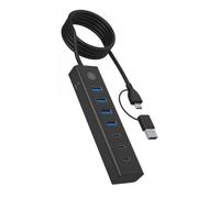 61065 4250078173991 ICY BOX IB-HUB1737-C3 USB 3.2 Gen 1 (3.1 Gen 1) Type-C 5000