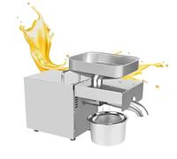 610WOil press Electric oil press Cold/hot oil press Suitable for pressing peanuts, sesame, walnuts, almonds, pumpkin, rapeseed