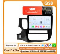 6115 Autoradio Android per Mitsubishi Outlander 3 III GF0W GG0W Wireless Carplay Video Stereo per auto Lettore multimediale Schermo audio