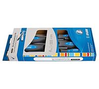 611987 Set: cacciavite Pozidriv® piatto TBI scatola di cartone UNIOR