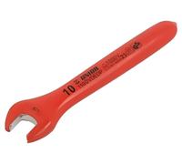 612175 Chiave isolata, unilaterale, piatta 10 mm acciaio al cromo-vanadio UNIOR