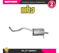 61249 Silenziatore posteriore adatto a Renault Clio (MARCA MTS)..