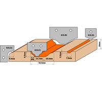 615.ABCD CMT COLTELLI PER PORTE IN MDF