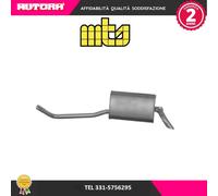 61670 Silenziatore posteriore adatto a Lancia Y 1,2 (840) (MARCA-MTS)..