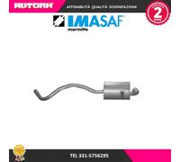 617007 Silenziatore posteriore Renault Megane II (MARCA IMASAF)..