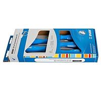 617033 Set: cacciavite piatto NI scatola di cartone 5 pz 606B5NI UNIOR