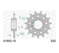 6180215 Pignone Afam Aprilia RSV4, Tuono V4 R, catena 520, denti 15