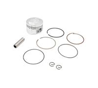 61mm Dia Argentato Metallico Scooter Moto Fasce Pistone Motore Set Per Cg150