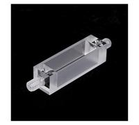 62 * 12.4 * 12.4mm Quartz Band Threaded Flow-Through Cell, Environmental Instrument Online Analyzer Flow-Through Cell, Sample Cell