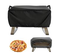 62×62×28 cm Copertura Per Forno Per Pizza, Copri Barbecue, Nero, Impermeabile E Resistente, Adatto Copertura Per Barbecue A Gas Da 17 Pollici