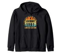 62° Compleanno Vintage 1961 Edizione Limitata Felpa con Cappuccio