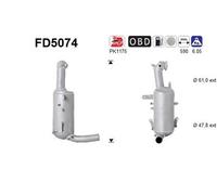 AS FD5074 Filtro antiparticolato (FAP)