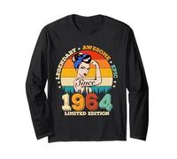 62 Year Old Legend Since 1964 - Fantastica Donna per Il 62° Compleanno Maglia a Manica