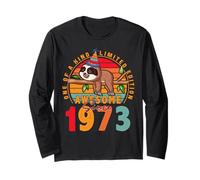 62 Year Old Sloth Vintage 1964 Limited Edition 62nd Birthday Maglia a Manica