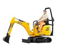 BRUDER JCB Micro escavatore 8010 CTS con figura 62002