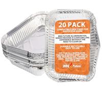 62007 fodere per padelle antigoccia per Napoleon, confezione da 20 pezzi, accessori per griglia Napoleon Prestige I/II/V, Prestige PRO, Rogue, Mirage & Ultra Chef, parti di ricambio usa e getta in