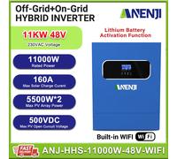 6200W/11000W Ibrido Solare Inverter Off Grid MPPT 60A/12V 100A/24V 120A/48V WIFI