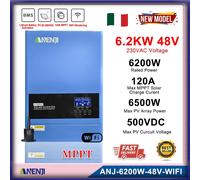 6200W Ibrido Inverter Solare Off-Grid MPPT 120A 220/230V 500V Onda Seno Puro