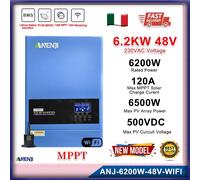 6200W Ibrido Off-Grid Inverter Solare MPPT 120A 220/230V 48V 500V Onda Seno Puro