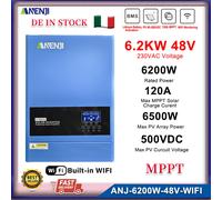 6200W Inverter Solare Ibrido Off Grid MPPT 120A 230V 500V Onda Seno Puro WIFI