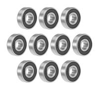 6201-2RS cuscinetto sfere scanalatura profonda 12x32x10mm doppia tenuta 10pz