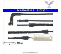 Contatto di avvertimento, usura delle pastiglie dei freni ATE 24.8190-0230.2