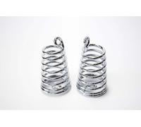 62039 - COPPIA MOLLE CONICHE DESTRA E SINISTRA SELLA ANTERIORE OLYMPIA PIAGGIO V