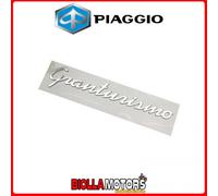 620682 TARGHETTA LATERALE ORIGINALE PIAGGIO GRANTURISMO 200 L 4T NOABS E2 2007-2