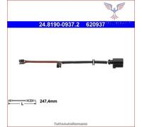 620937 Sensore contatto usura freni Ate Posteriore per AUDI Q7 PORSCHE CAYENNE