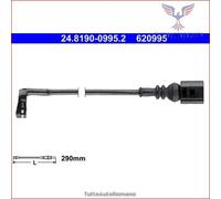 620995 Sensore contatto usura freni Ate Posteriore per VW CRAFTER GRAND