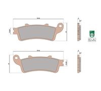 6215032BS - SERIE PASTIGLIE ANTERIORE SINTETIZZATE PANTHEON 125-150
