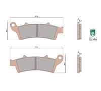 6215037BS - SERIE PASTIGLIE ANTERIORE SINTETIZZATE DOWNTOWN I 350