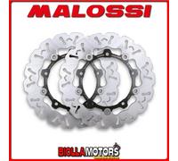 6216320E COPPIA DISCHI FRENO MALOSSI MBK EVOLIS 400 IE 4T LC D. ESTERNO 267 - SP