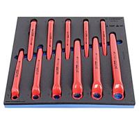 621784 set di chiavi isolato, su un lato, anello 11 pz. UNIOR