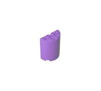 6218 Mezzo Cilindro della Porta 2x4x4, 10 Pezzi GDS-1134-compatibile con Lego Mattoncini da Costruzione, Colore Lavande moyenne | Compatibile con mattoncini LEGO. Componenti MOC per i principali marchi edili, corrispondenza coerente dei colori.